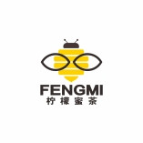 饮品店饮料柠檬蜂蜜茶LOGO标志VI