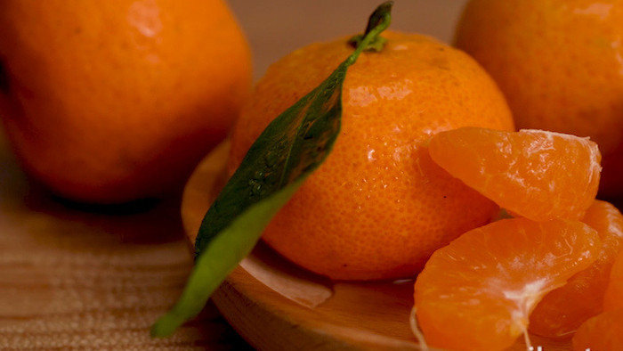 冬天新鲜水果金桔柑橘