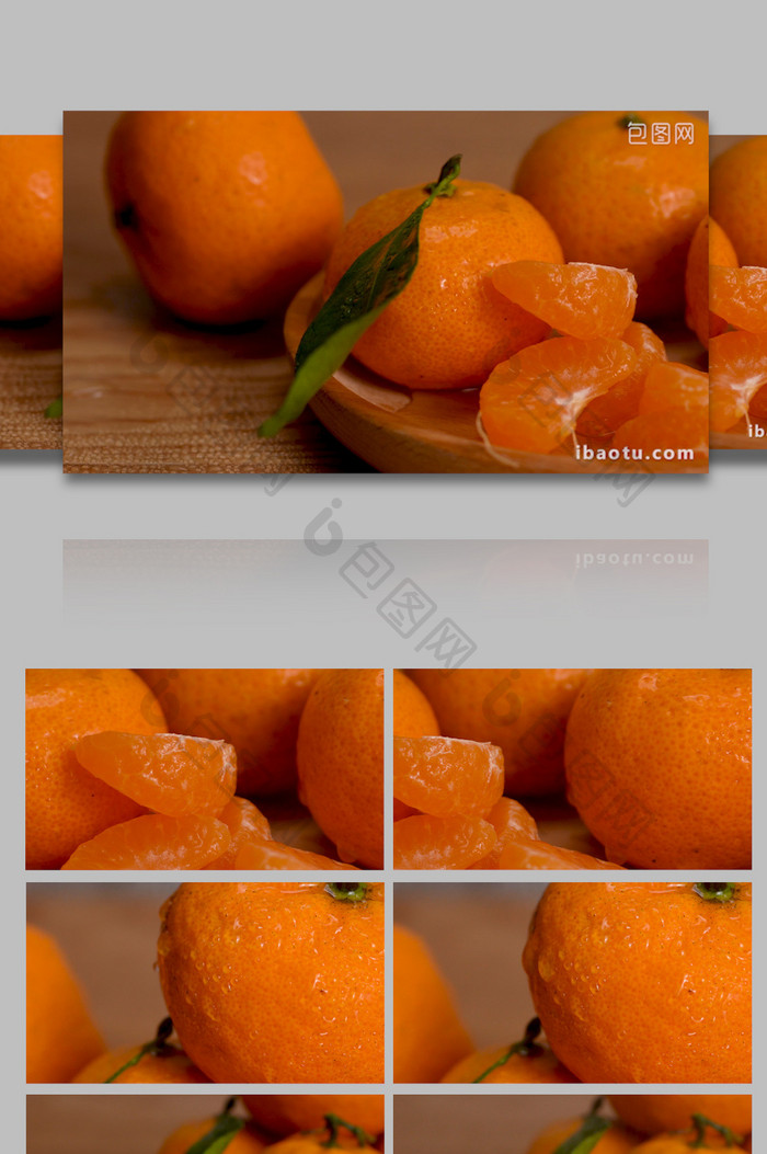 冬天新鲜水果金桔柑橘