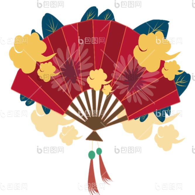 古风折扇图片-古风折扇素材免费下载-包图网