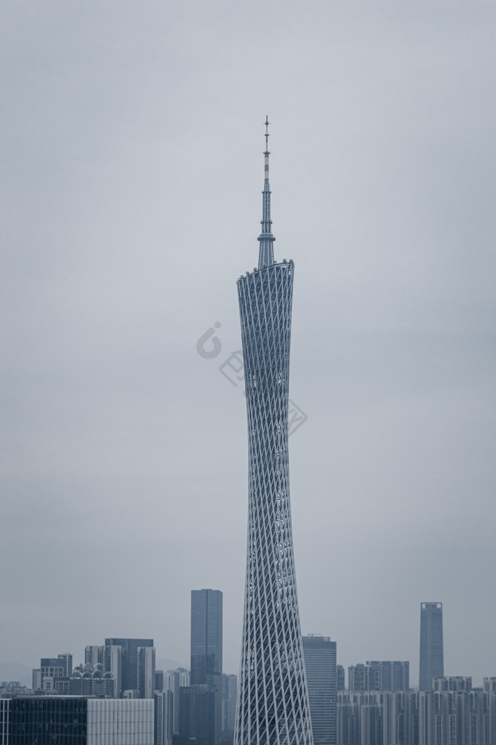 大气的广东广州城市夜景建筑摄影图图片