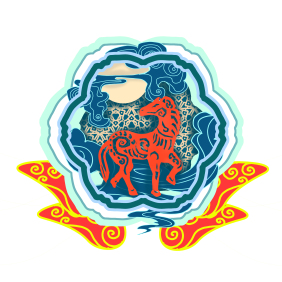 国风十二生肖马十二生肖抱枕详情十二生肖插画十二生肖猪插画中国十二