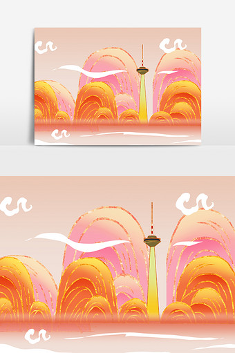 沈阳旅游图片本素材所属分类为广告设计 ,主要用途为中国风元素,尺寸