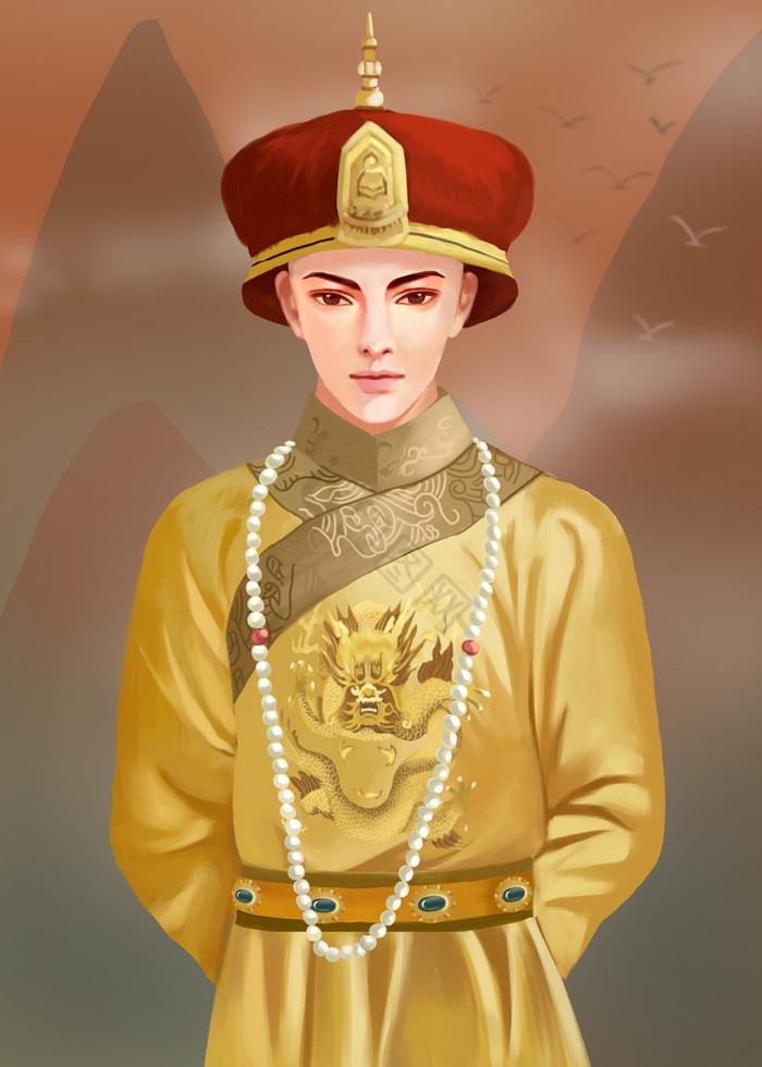 File:清人画胤禛朝服像轴.png - Wikimedia Commons