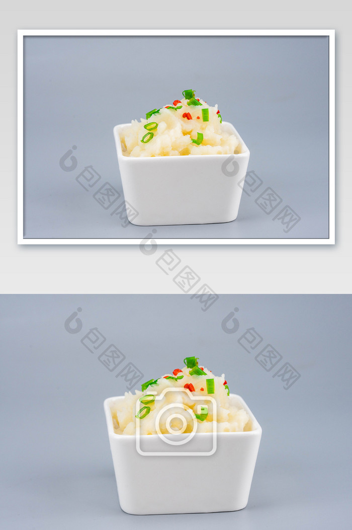 餐饮美食土豆泥食物摄影图