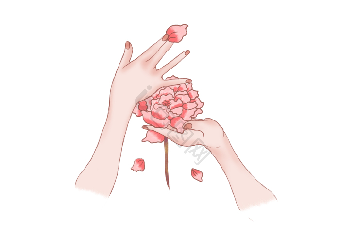 手拿花图片-手拿花素材免费下载-包图网