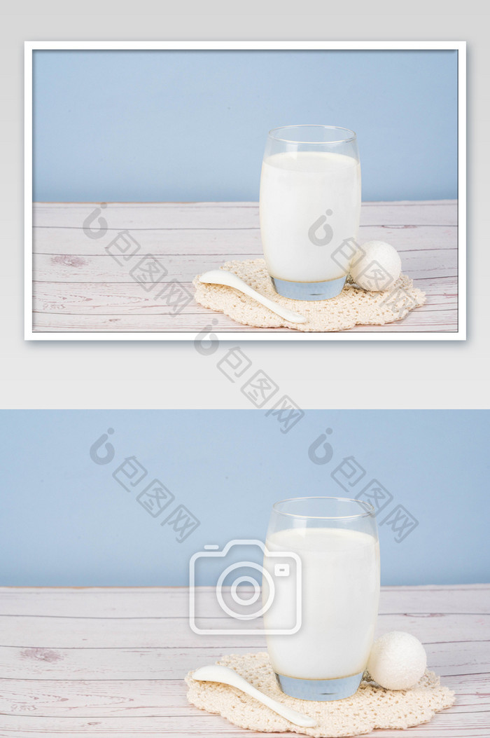 冬季热饮牛奶图片