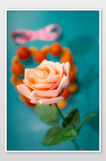 情人节玫瑰花造型 情人节装饰品 玫瑰概念图片