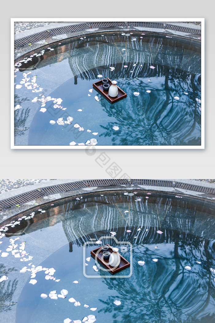 健康水疗健康保健热水池浴图片
