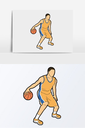 男性篮球运动打篮球
