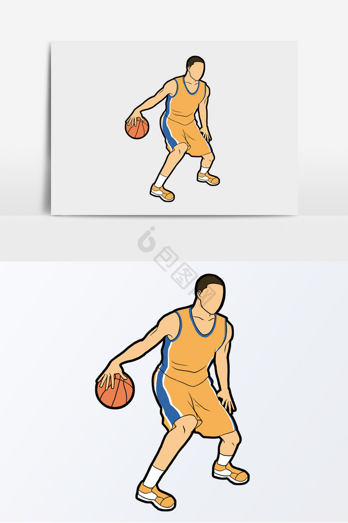 男性篮球运动打篮球图片