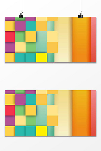 炫彩几何撞色纹理背景