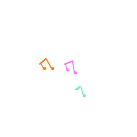 音乐音符歌唱符号动图GIF