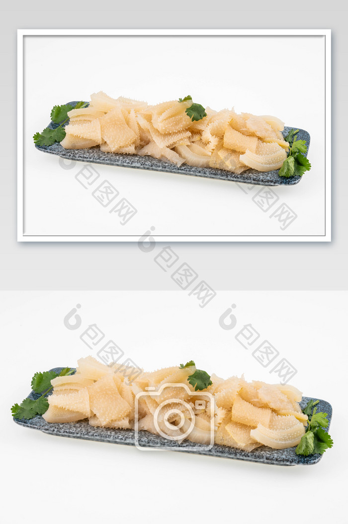 餐饮食材牛百叶摄影图