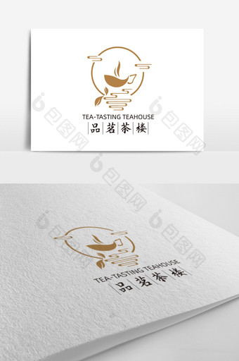茶楼茶叶店logo图片