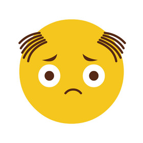 秃头emoji表情图片