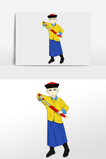 古代古风清朝侍卫