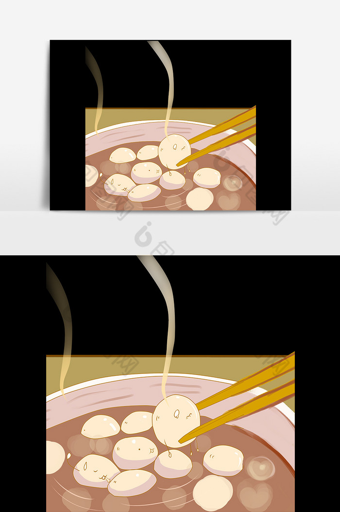 元宵节手工元宵汤圆图片图片