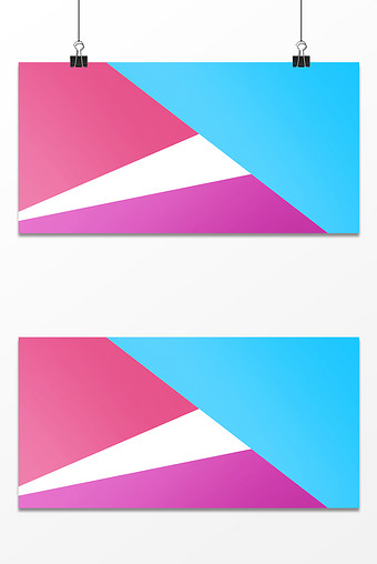 撞色几何图形图片