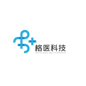 蓝色简约医疗logo