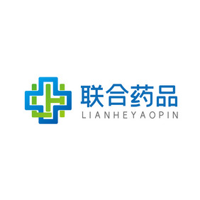 蓝绿健康药品logo