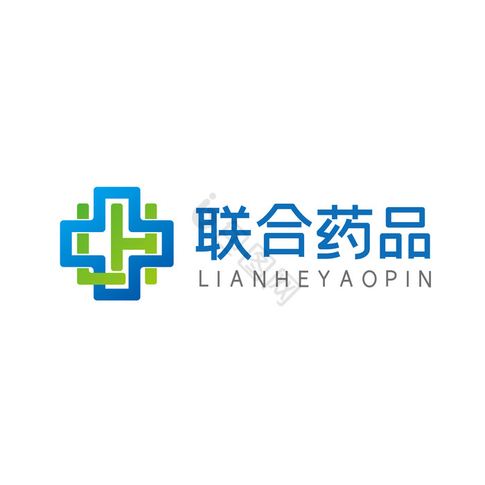 蓝绿健康药品logo图片