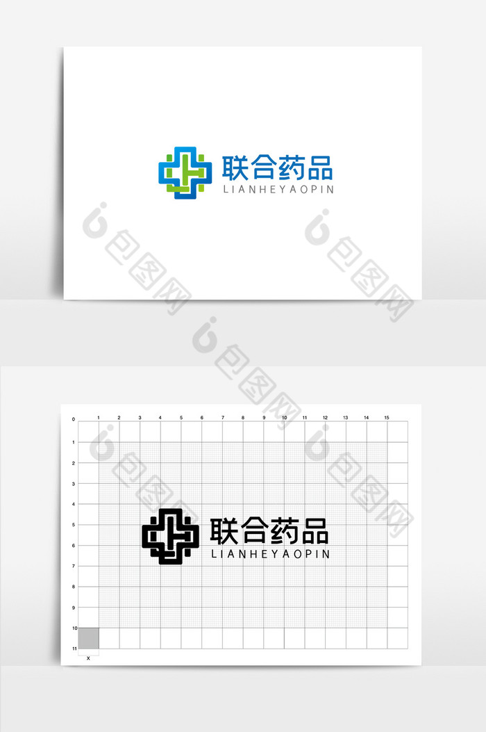 蓝绿健康药品logo图片图片