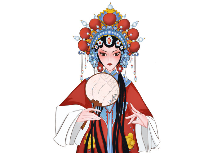戏曲花旦图片-戏曲花旦素材免费下载-包图网