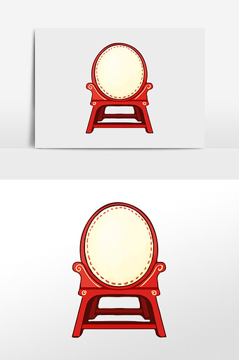 国潮大鼓战鼓民间乐器