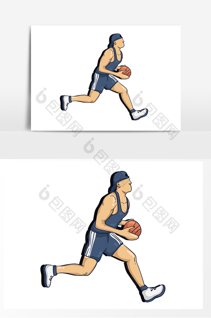 篮球男孩运球打篮球装饰图片图片