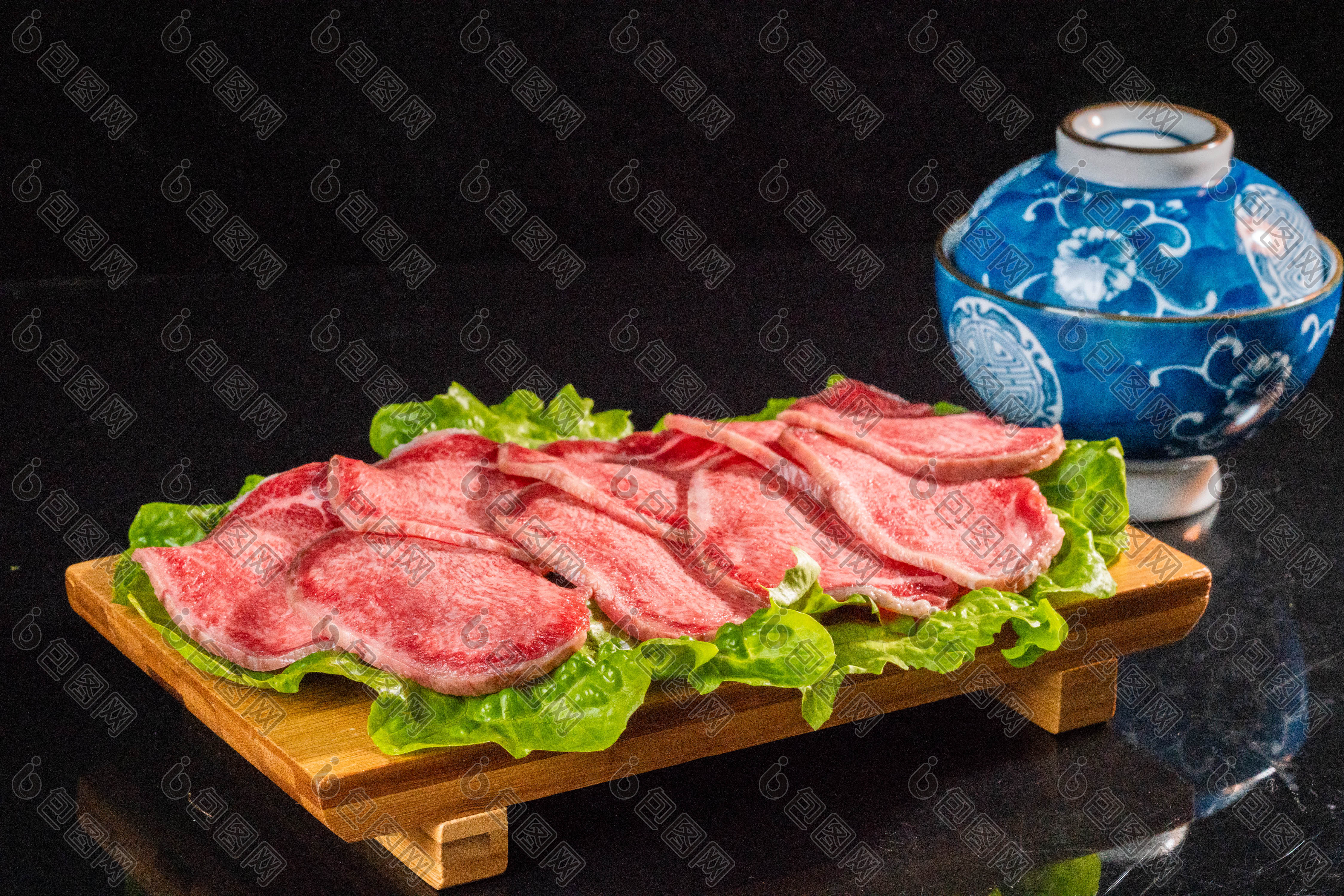 牛舌食材高清摄影图-包图网