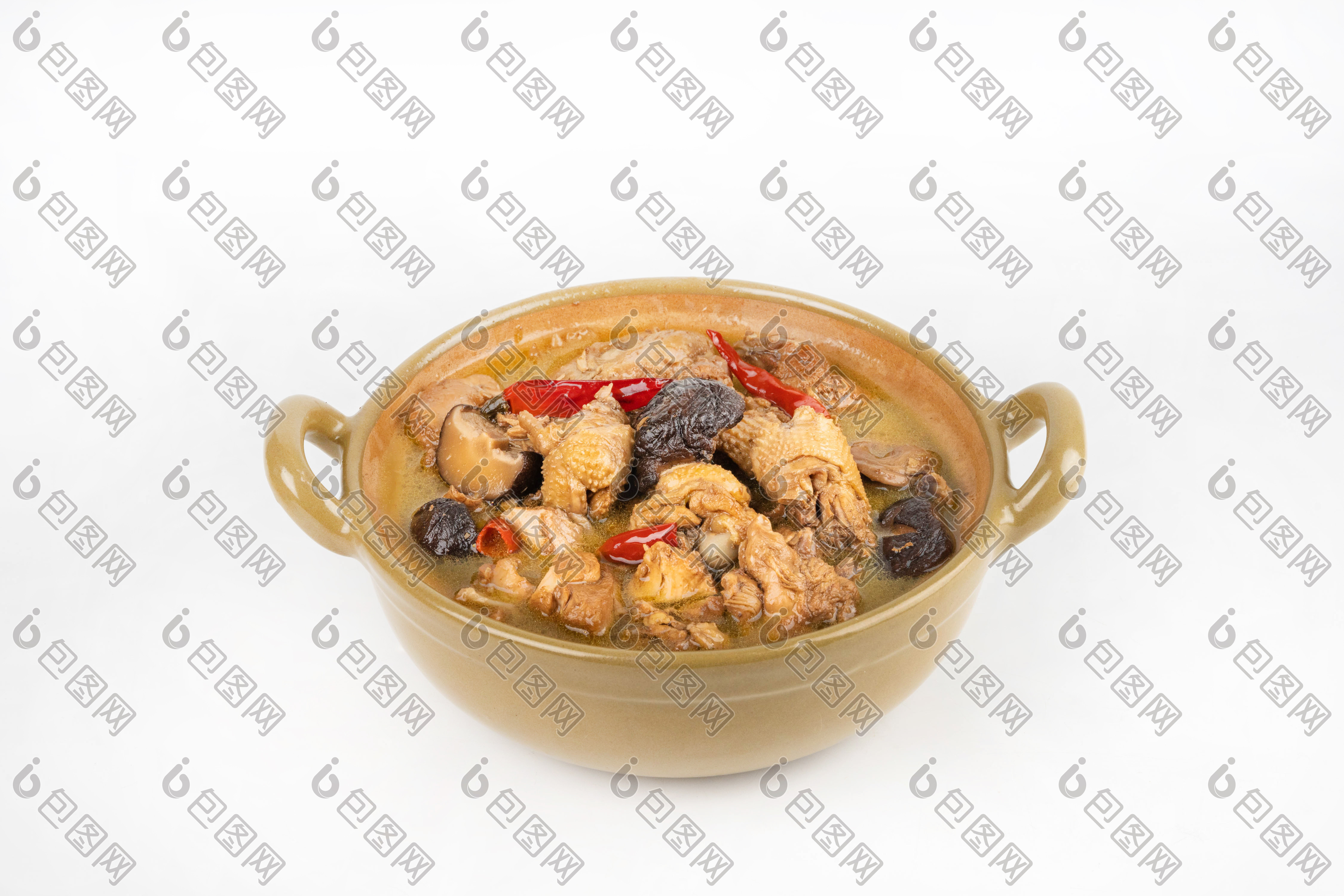 包图网提供精美好看的餐饮美食东北菜小鸡炖蘑菇素材免费下载,本次