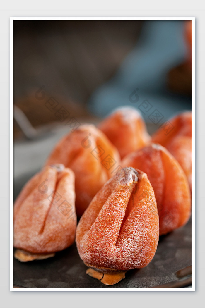 冬季营养美食柿子涩柿子柿子饼图片图片