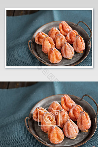 冬季营养美食柿子饼涩柿子图片