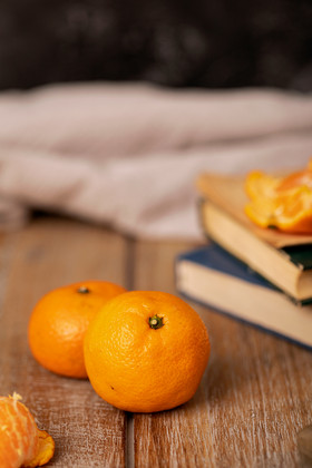 冬季水果橘子蜜桔背景