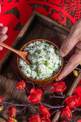 小寒美食菜饭米饭拌饭