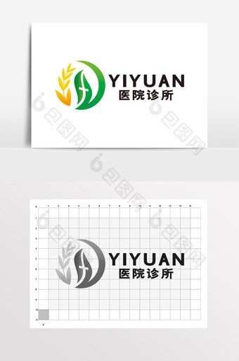 医院诊所医疗保健药店LOGO标志VI图片