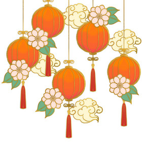 新年春节红灯笼挂饰