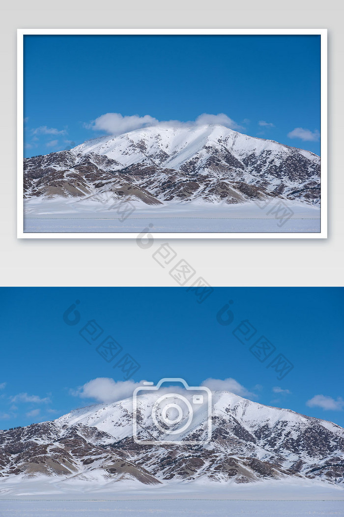 大气冬天雪山摄影