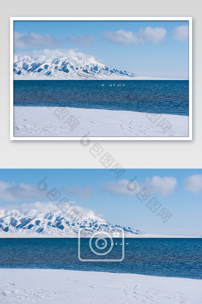 大气冬天雪山摄影图图片图片