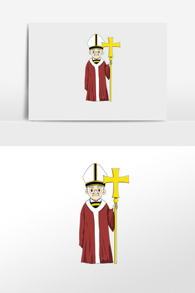 教皇圣徙全身画像
