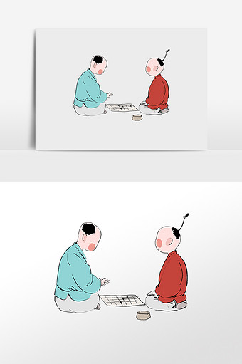 围棋棋盘对弈下棋