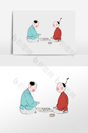 围棋棋盘对弈下棋图片