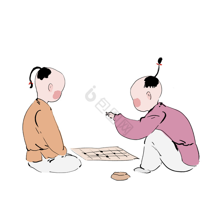 围棋棋盘对弈图片