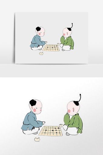 女下围棋图片