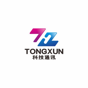 科技通讯字母ZH电子LOGO标志VI