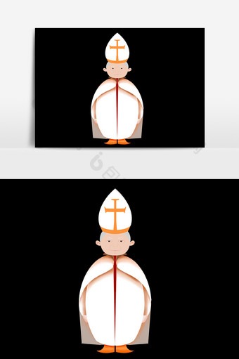 基督教耶稣十字架教皇图片