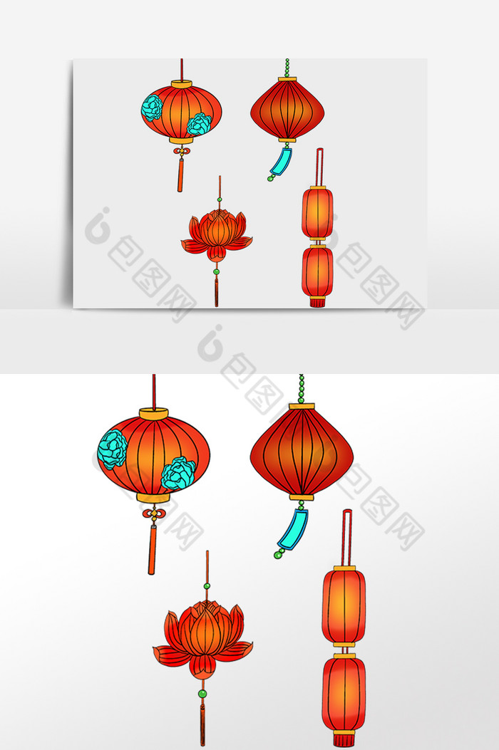 正月十五元宵节花灯图片图片