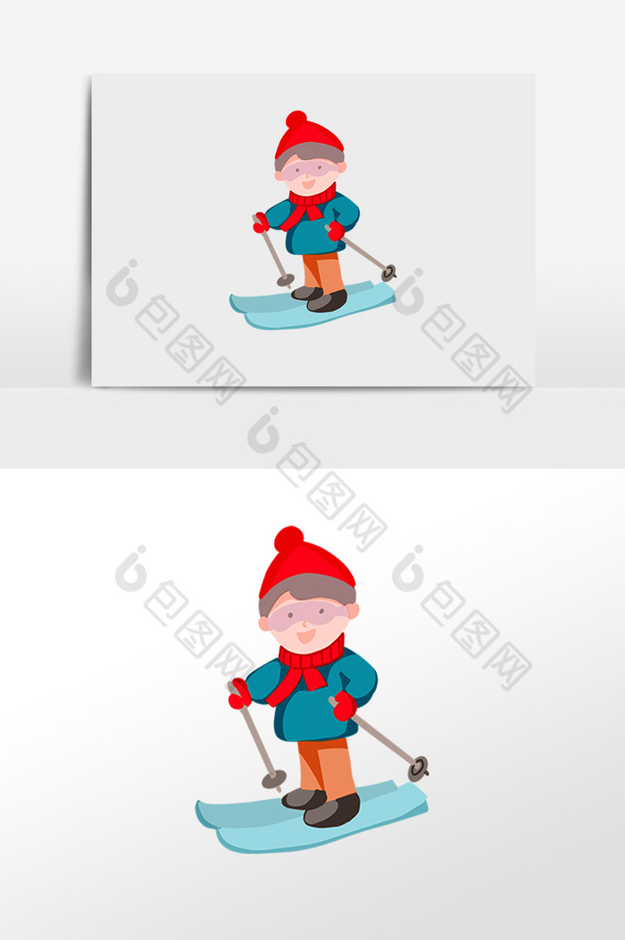 儿童冬季滑冰图片图片