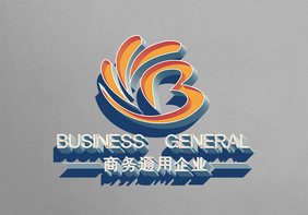 灰色墙上的3d立体logo样机